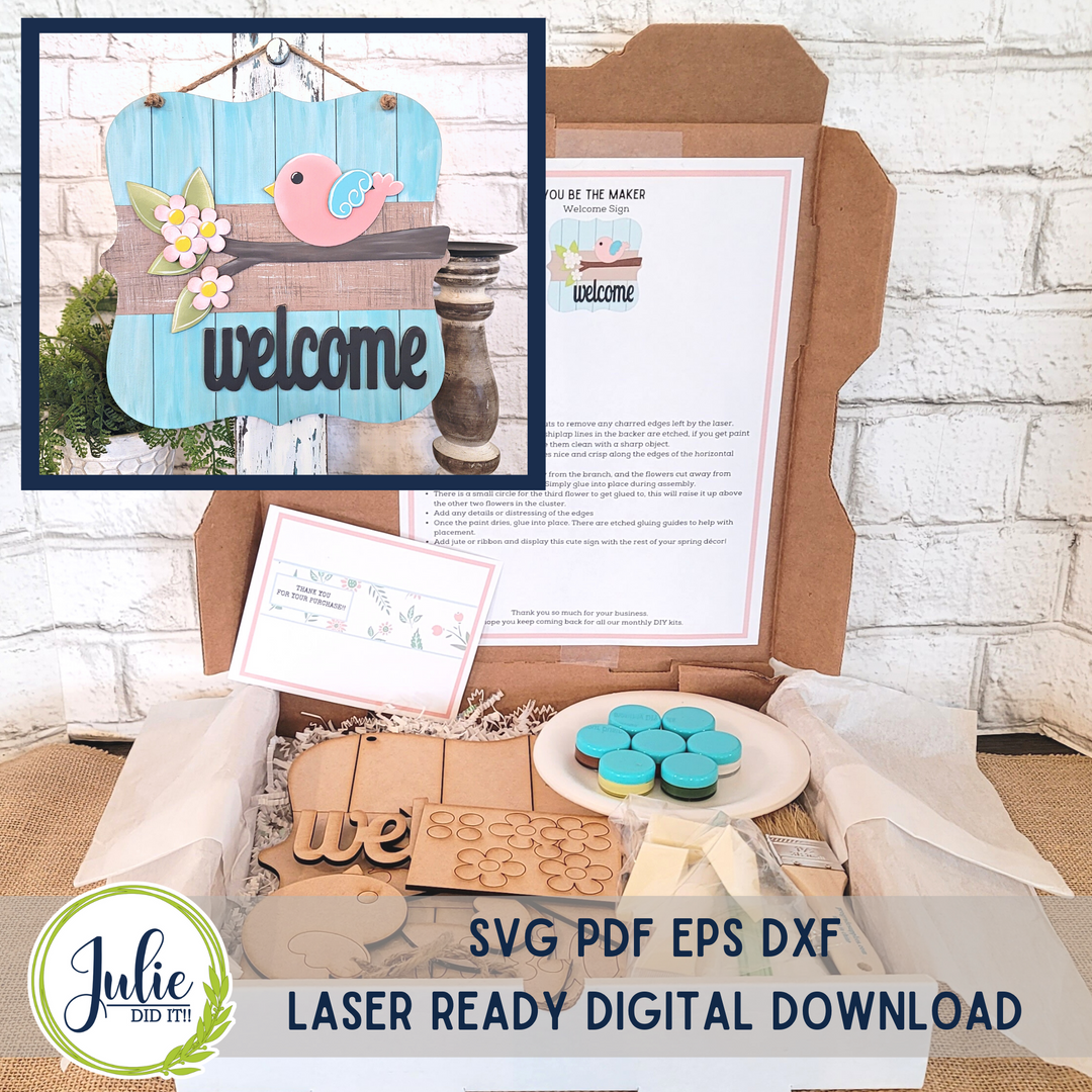 January 2023 - Welcome Sign Exclusive DIY Kit