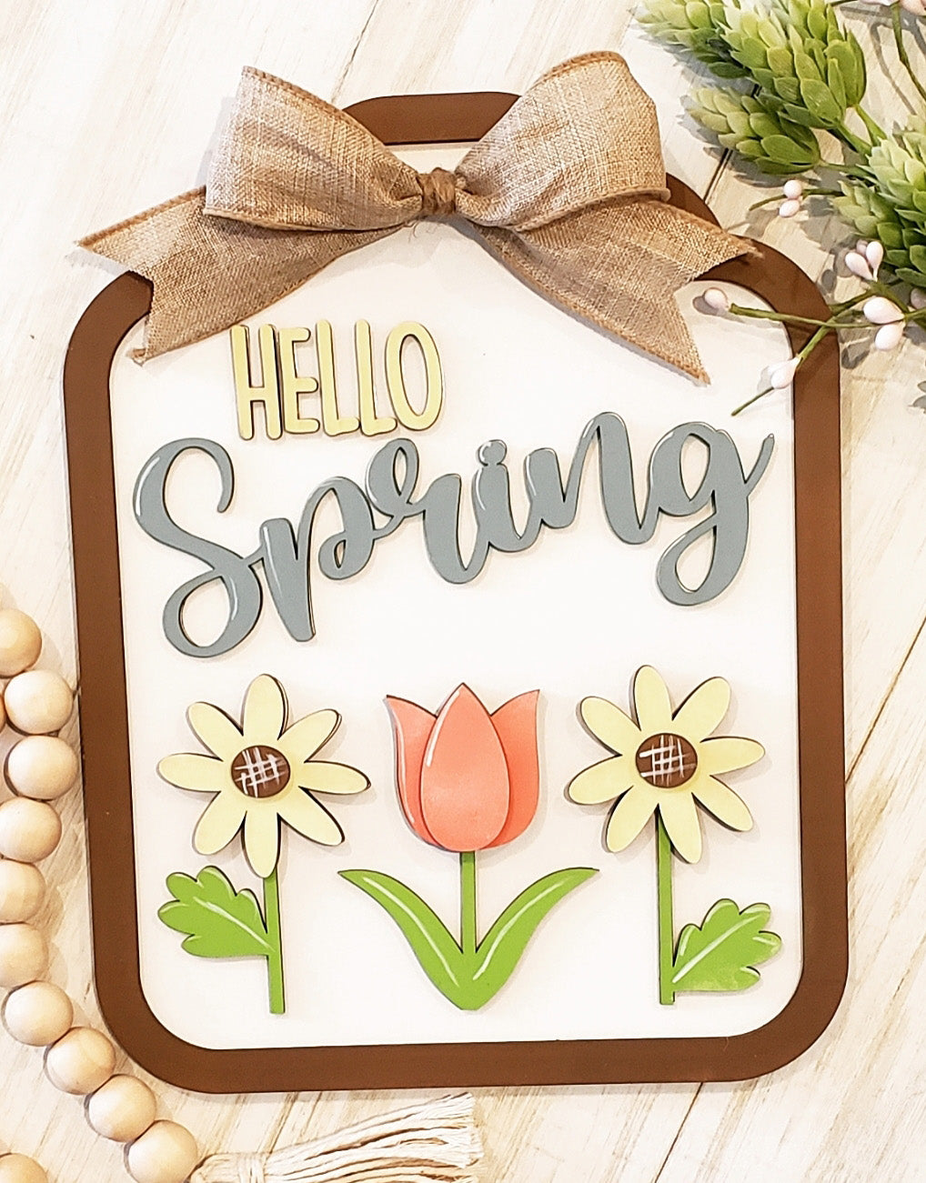 March 2021 - Hello Spring Sign Exclusive DIY Kit