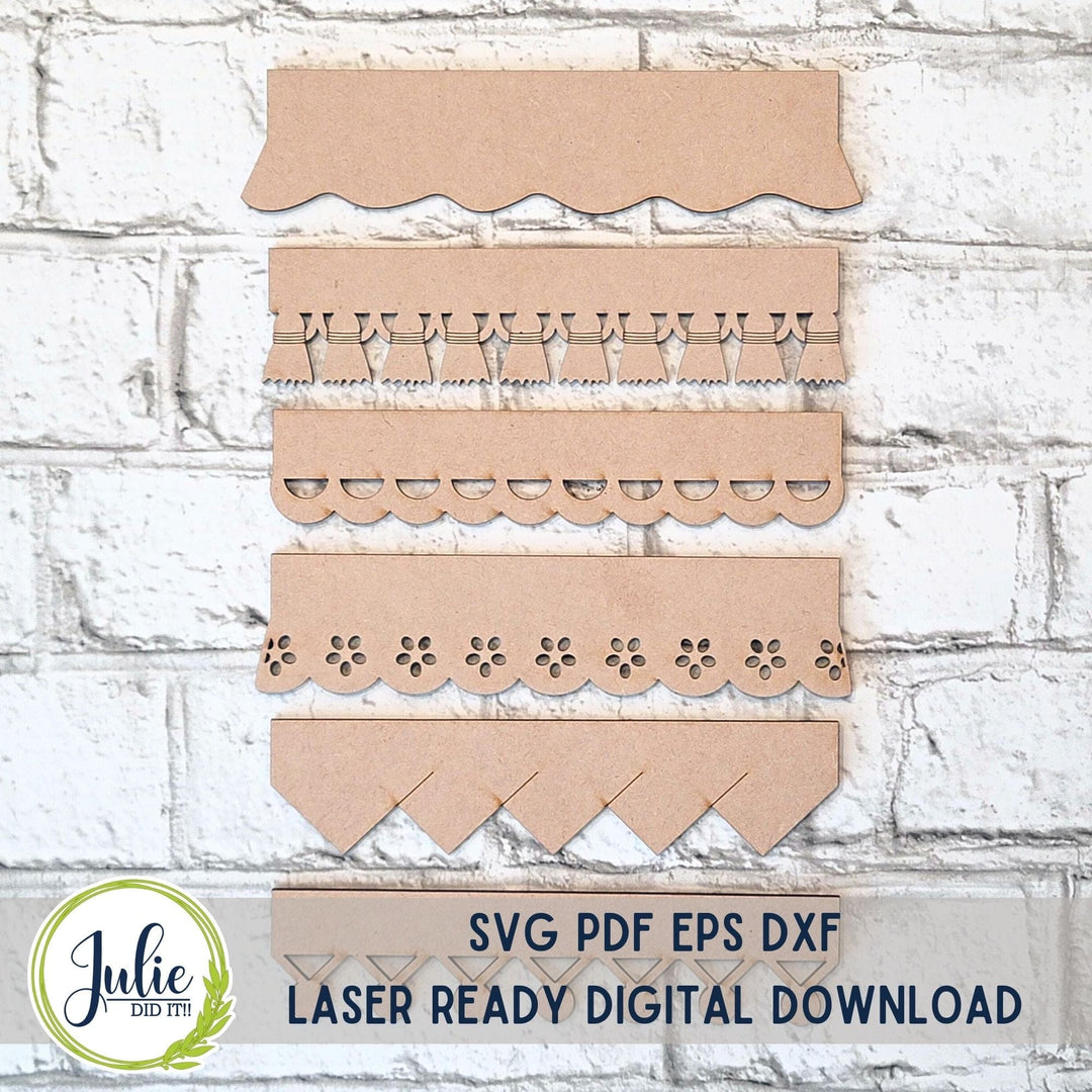 Julie Did It Studios Interchangeable Tea Towel Trim Add-Ons