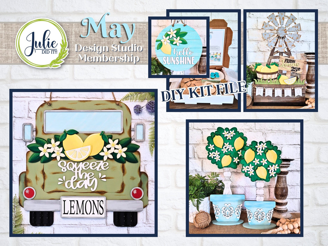 Julie Did It Studios May 2024 Design Studio Membership Bundle