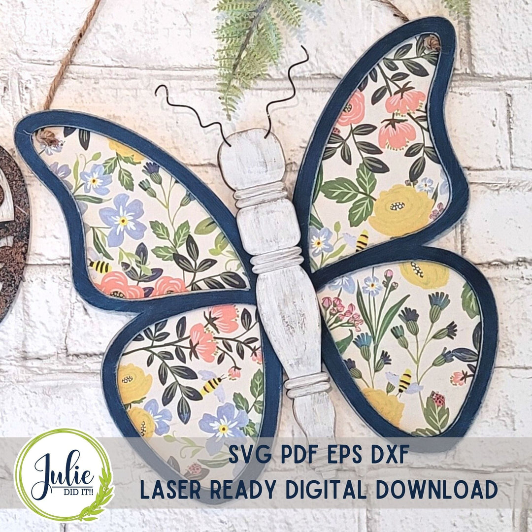 Julie Did It Studios Spindle Butterfly Hanger