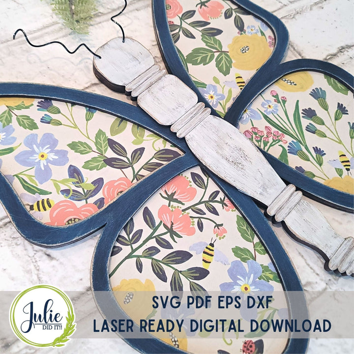 Julie Did It Studios Spindle Butterfly Hanger