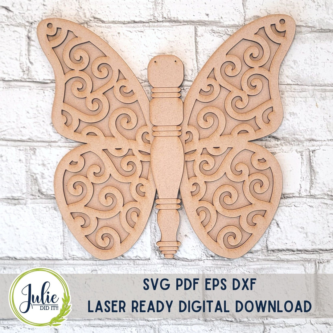 Julie Did It Studios Spindle Butterfly Hanger