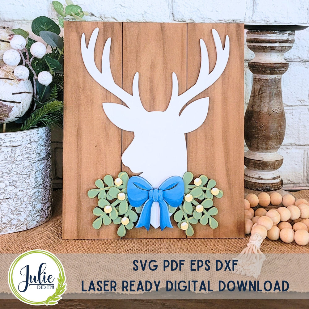 Julie Did It Studios "You Be the Maker" Box Kit - Rustic Deer Leaner - A July 2024 Design Studio Membership Exclusive File