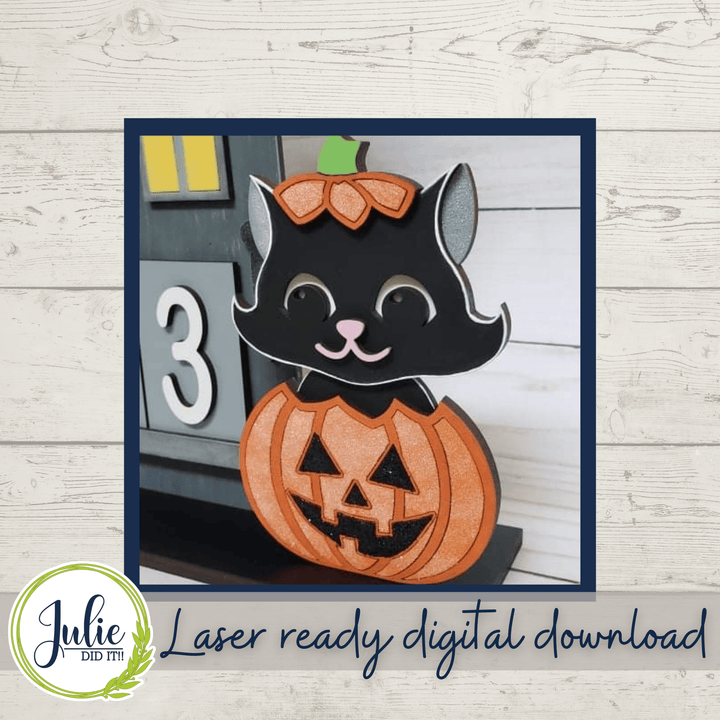 Julie Did It Studios Countdown to Halloween Shelf Sitter