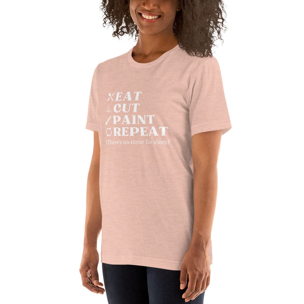 Julie Did It Studios Eat, Cut, Paint, Repeat Unisex T-shirt