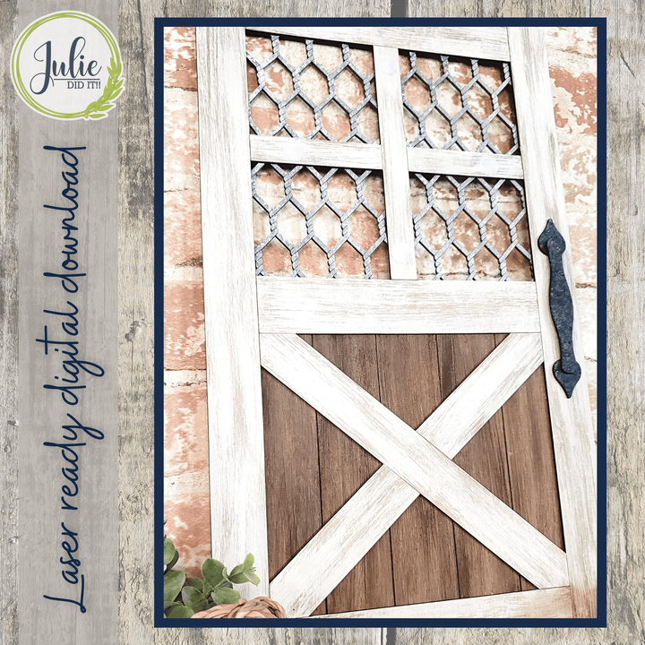 Julie Did It Studios Interchangeable Barn Door