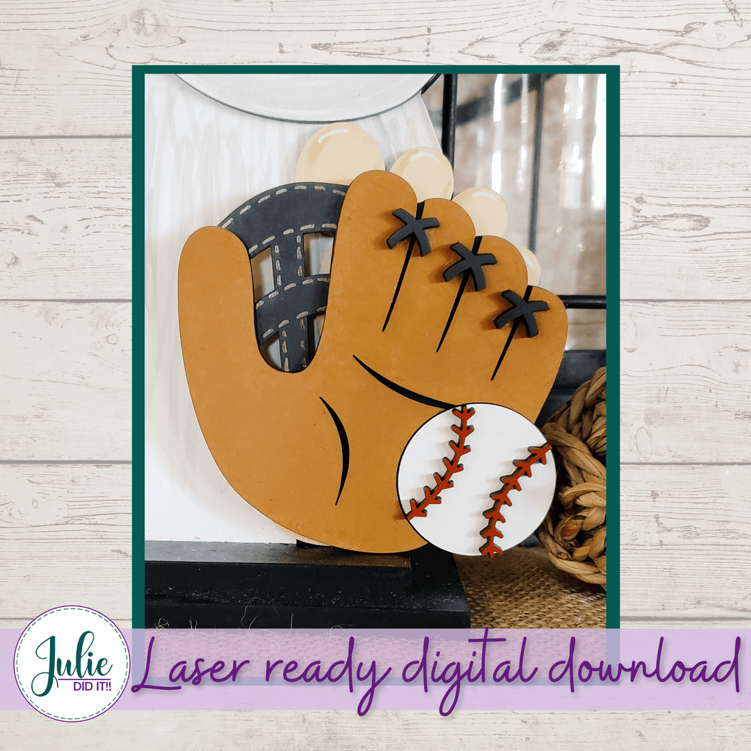 Julie Did It Studios Interchangeable Gnome Baseball Mitt Interchangeable Gnome Add-On Accessory