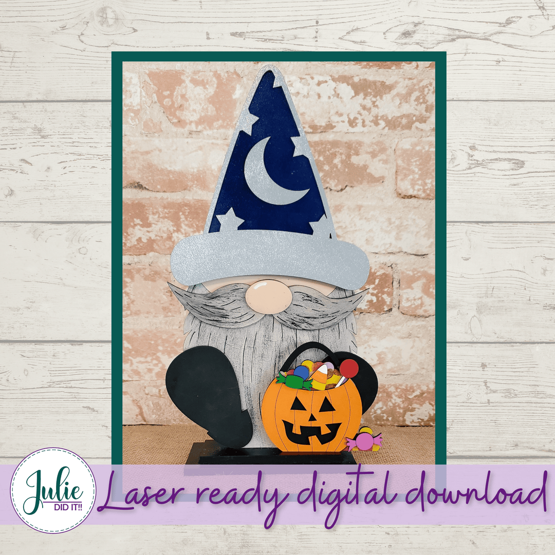 Julie Did It Studios Interchangeable Gnome Trick or Treat Interchangeable Gnome Add-on Accessory