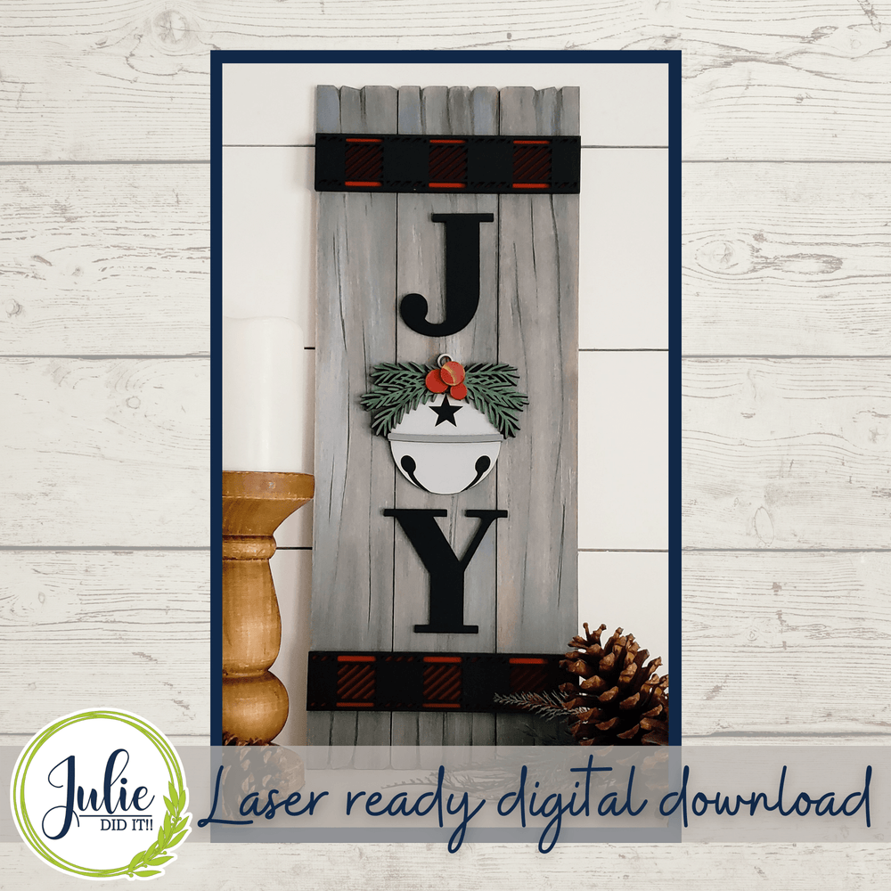 Julie Did It Studios Joy Shelf Leaner - August 2021 SVG Subscription