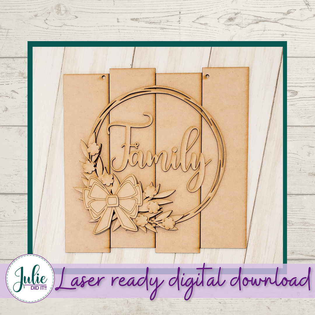 Julie Did It Studios Rustic Welcome Sign