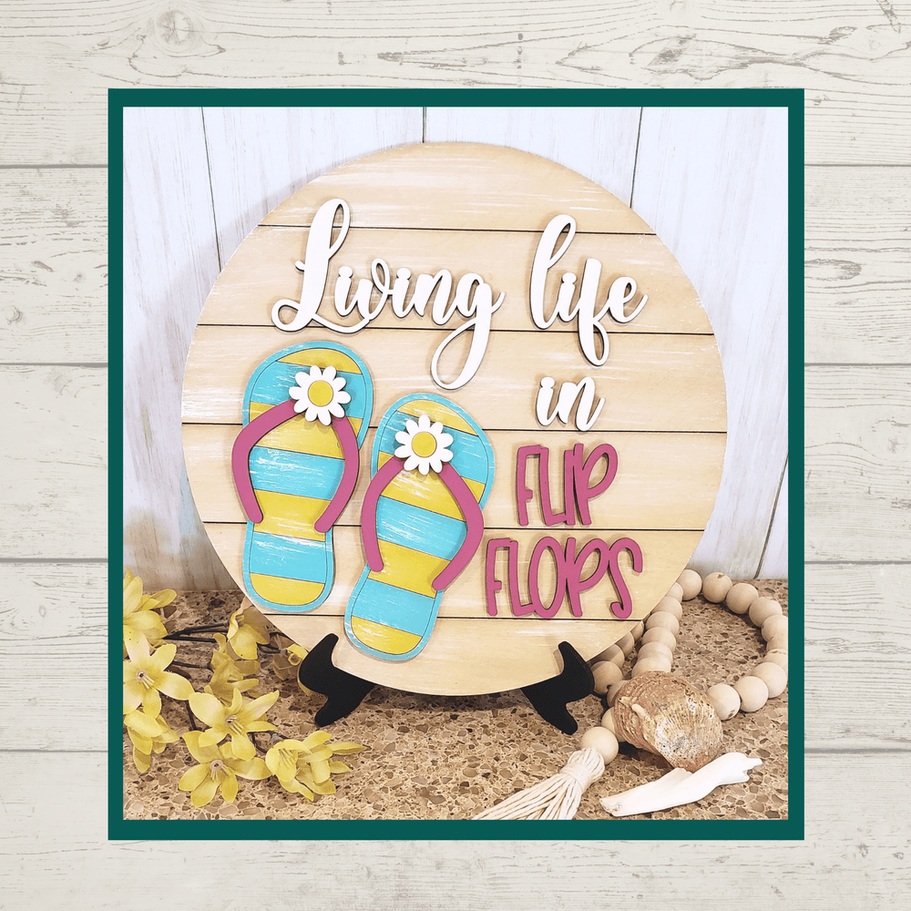 Julie Did It Studios "You Be the Maker" Box Kit - Life in Flip Flops - A May 2021 SVG Subscription Lounge Exclusive File